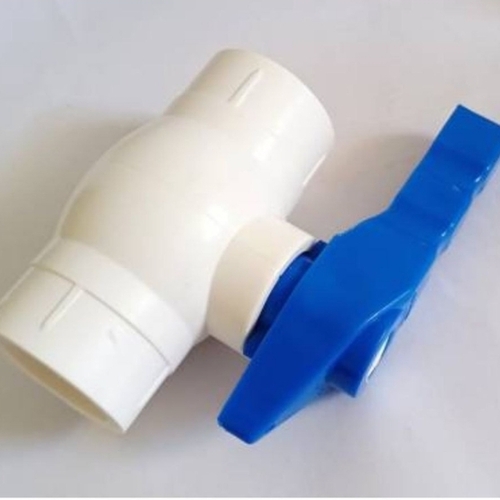 Ball Valve - Color: White And Blue