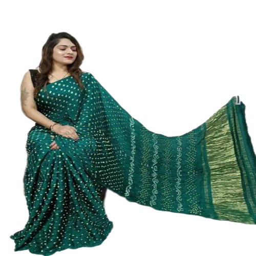 Bandhani Fancy Silk Saree
