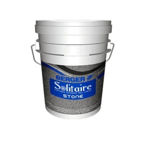 Berger Solitaire Stone Textured Exterior Wall Coating - Color: Available In Various Color