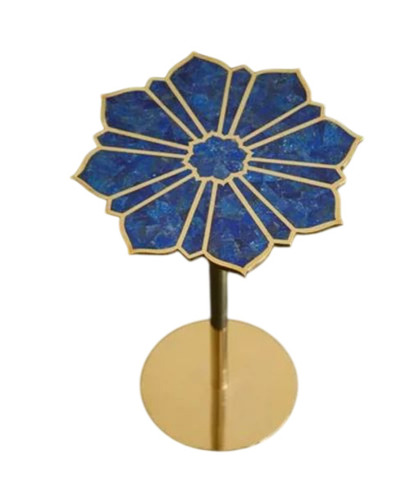 Brass Lapis Lazuli Coffee Table Top