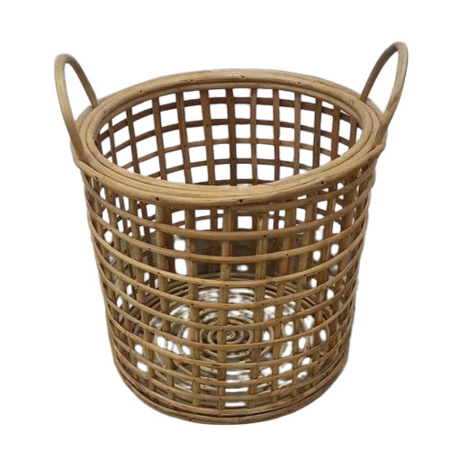 Fancy Cane Laundry Basket