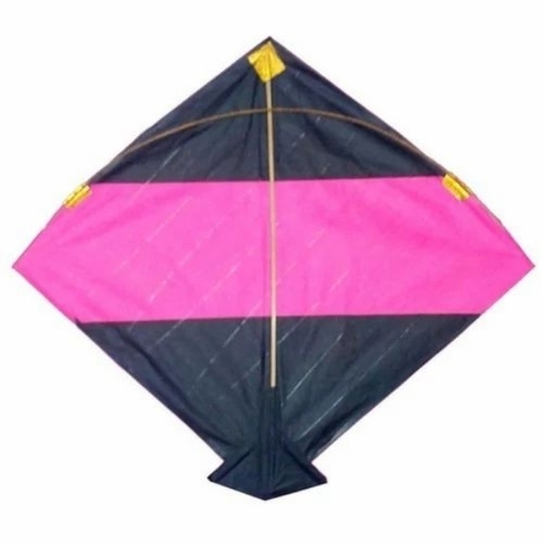 Paper Kites - Paper And Bamboo, Standard Size, Black & Pink | Traditional Design, Lightweight, Smooth Finish
