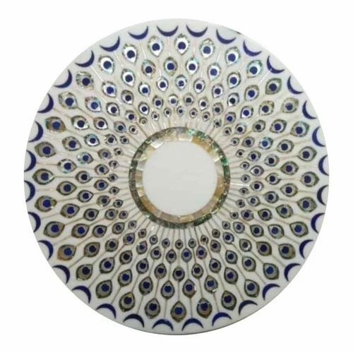 Round Mother Of Pearl Table Top