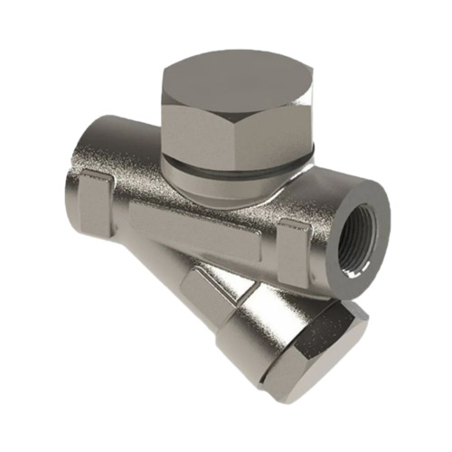 Ss Thermodynamic Steam Trap - Stainless Steel 15mm Silver, 1/2 Inch Valve, 25 Bar 300°C Max Pressure & Temperature, Durable Fine Finished