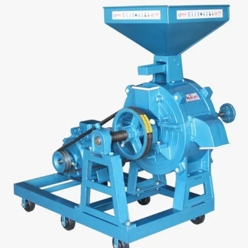 Vertical Flour Mill Machine - Color: Blue