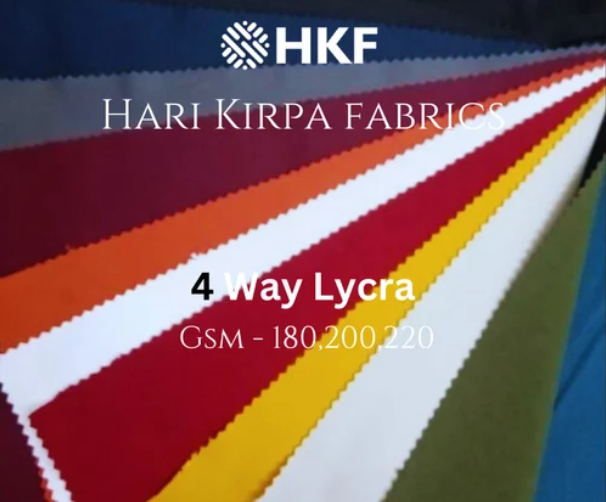4 Way Lycra Fabric - Application: Garments