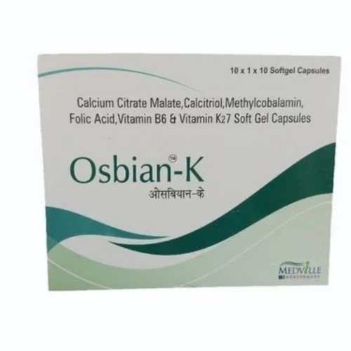 Calcium Citrate Vitamin Softgel Capsules