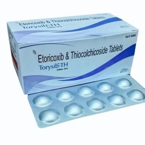 Etoricoxib Thiocolchicoside Tablets - White Medicine Grade Immediate Release | Accurate Dosage Easy to Swallow Safe Use