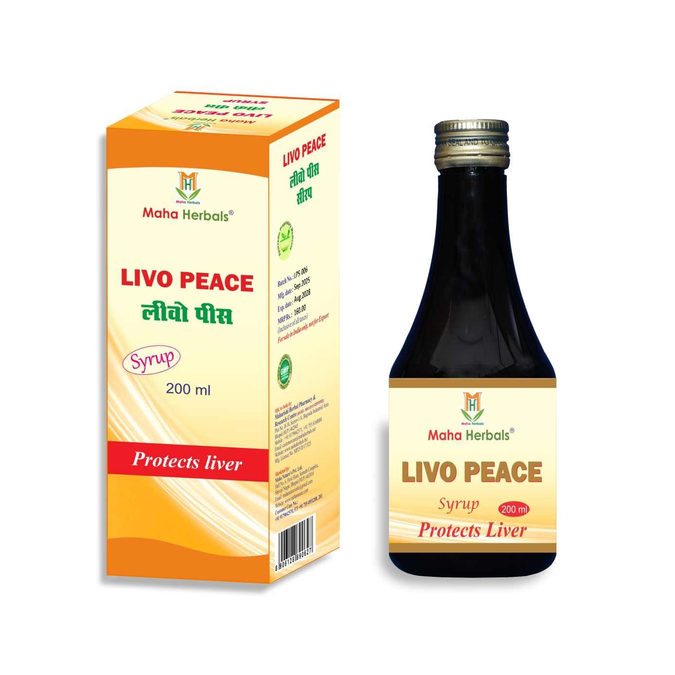 Livo Peace Syrup - Storage Instructions: Dry Place