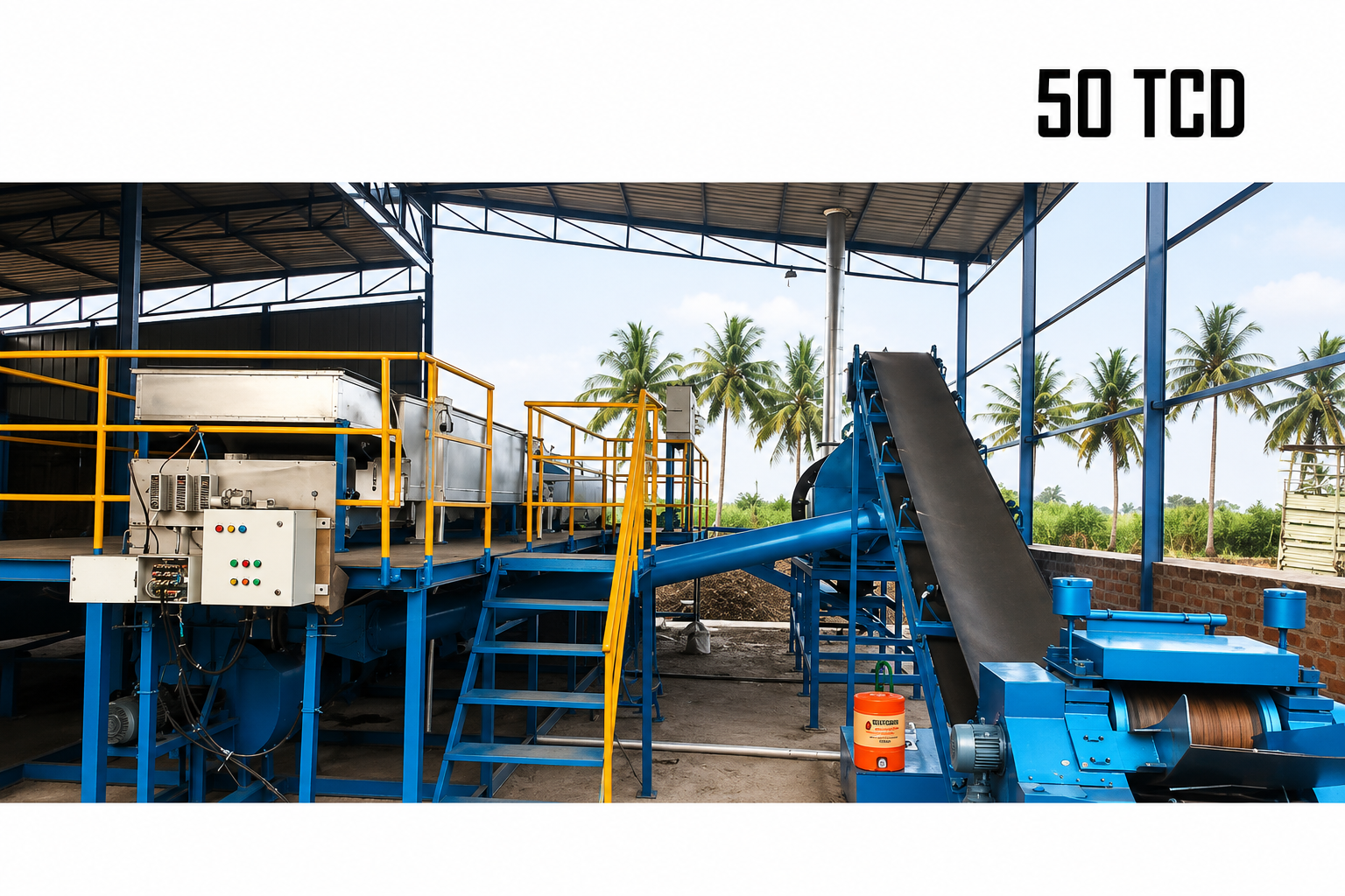 50 Tcd Fully Automatic Jaggery Plant - Color: Metallic Grey
