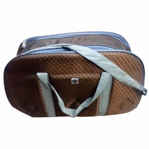 Brown Canvas Duffle Bag