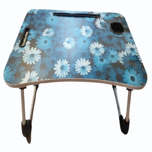 Mdf Wooden Floral Laptop Table