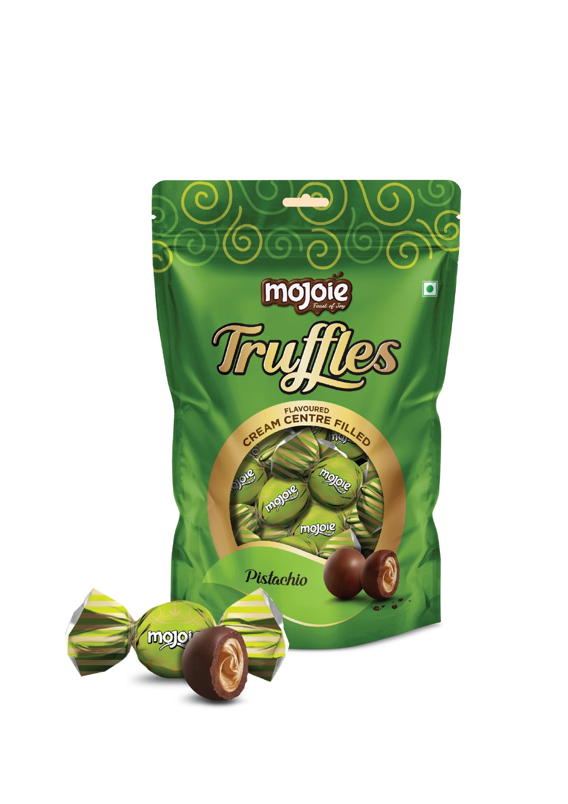 Mojoie Dt 295g Pista Chocolate Truffle 30 Nos