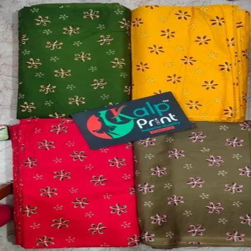 Plain Printed Cotton Fabric
