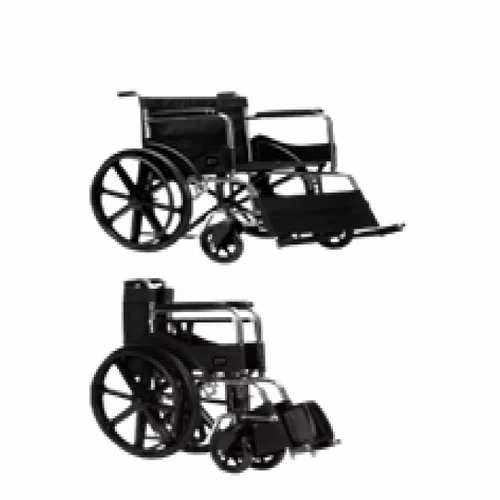 Sturdy X-Frame Folding Wheelchair