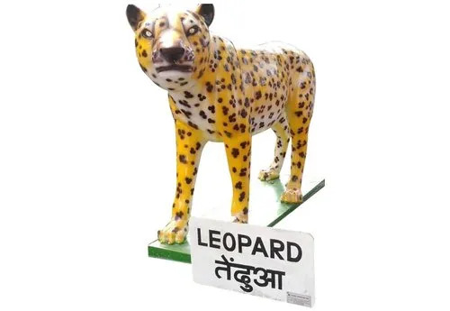 Leopard FRP Animal Statue