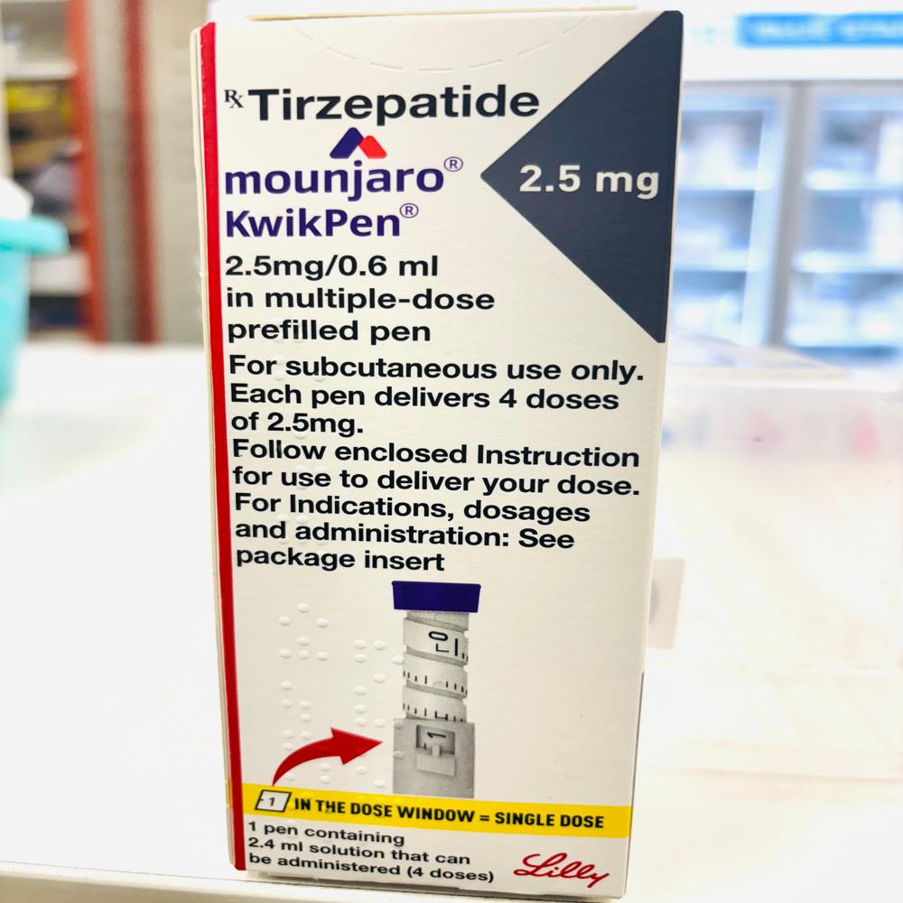 Mounjaro 2.5Mg Kwikpen - Shelf Life: 24 Hours