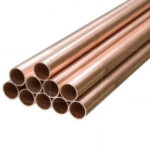 Rose Gold Color Round Copper Tubes