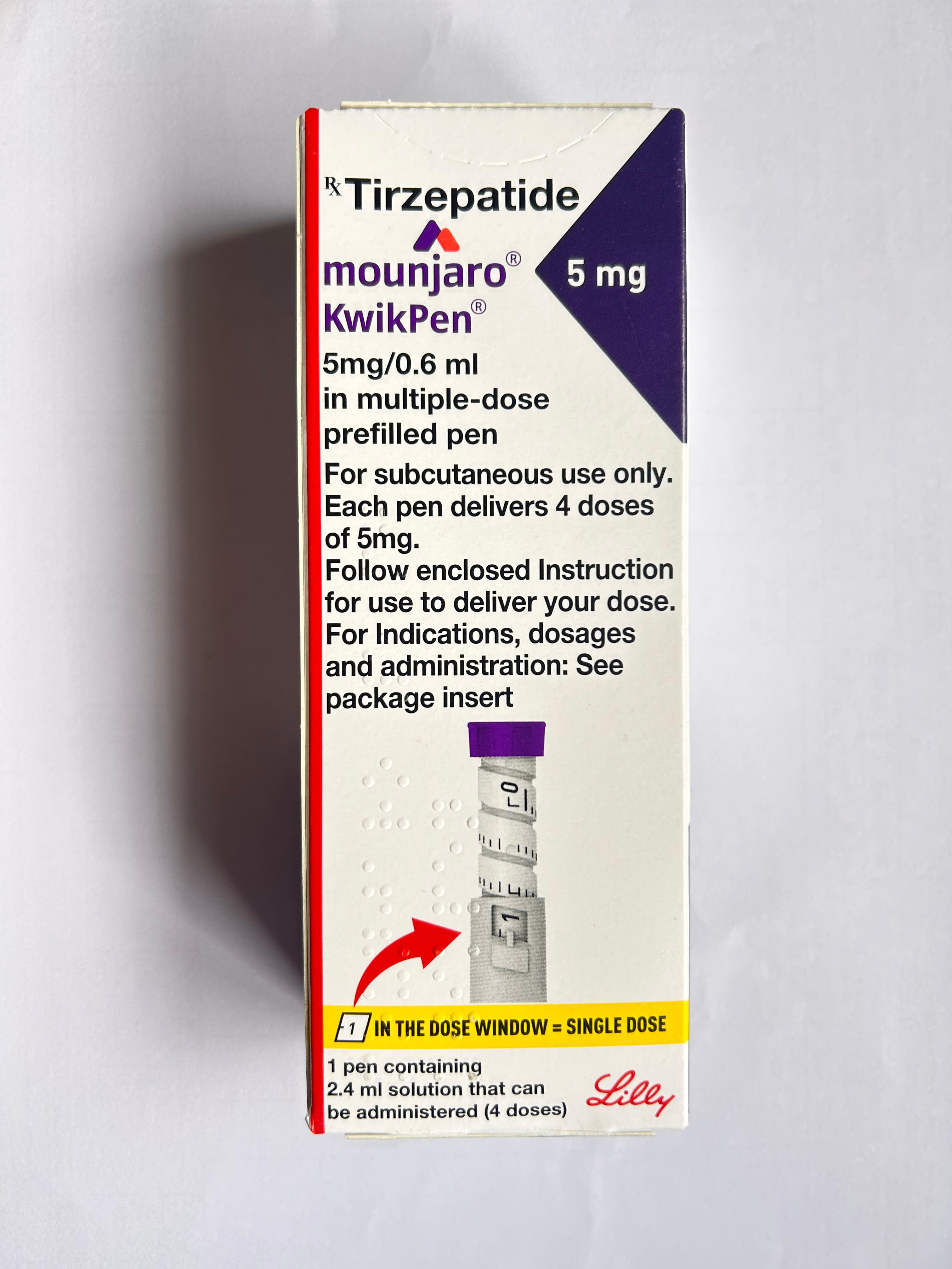 Tirzepatide Prefilled Pen 5Mg/0.6Ml - Density: 1 Kilogram Per Litre (Kg/L)