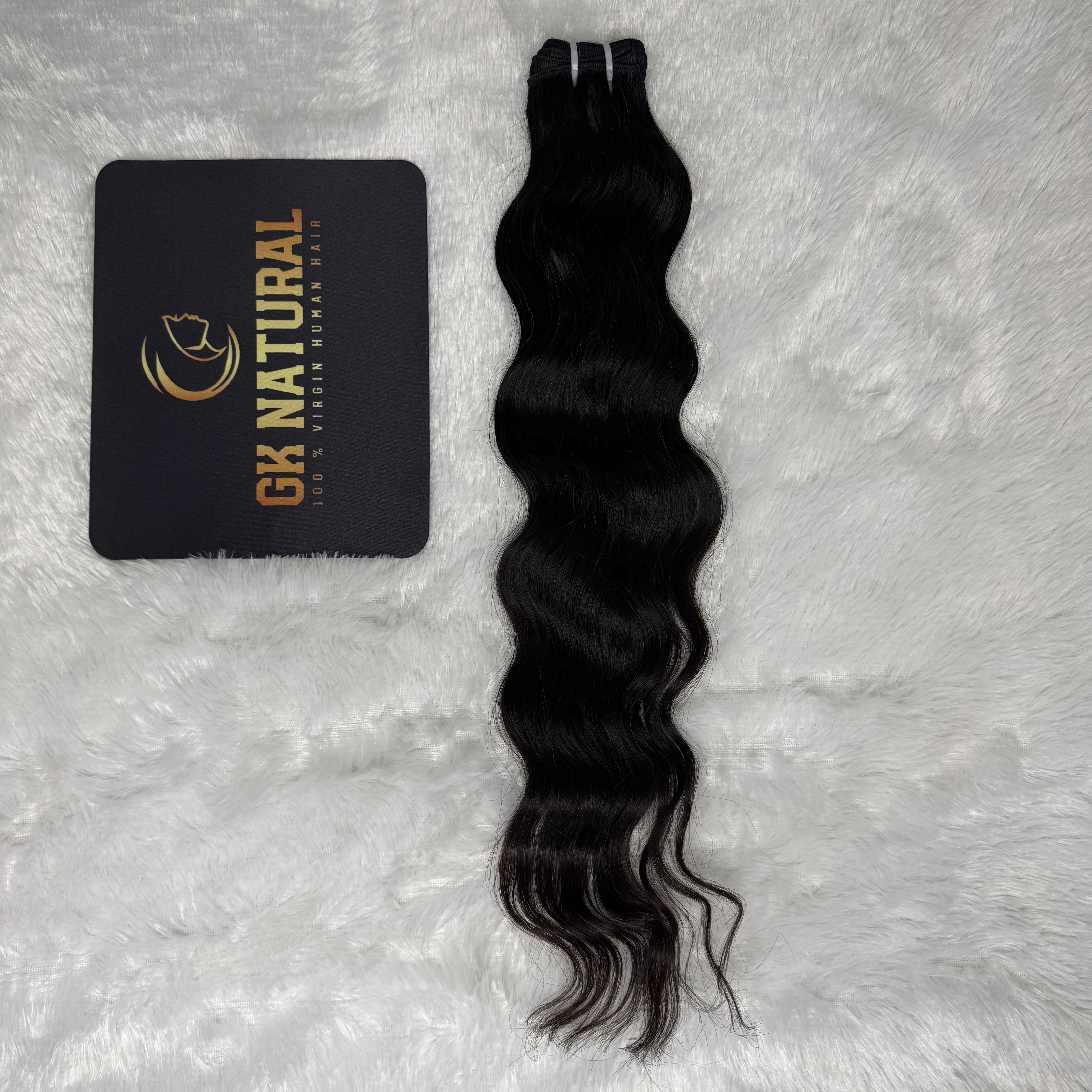 100% Virgin Natural Wavy Human Hair - Application: Personal