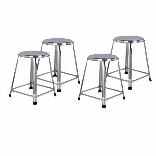 2 Feet Foot Stool Stainless Steel