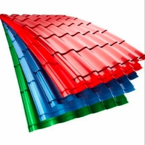 Colour Coated Roofing Sheet - Metal, All Sizes, Multi Color | Corrosion Resistance, UV Protection, Thermal Insulation, Leak Resistance