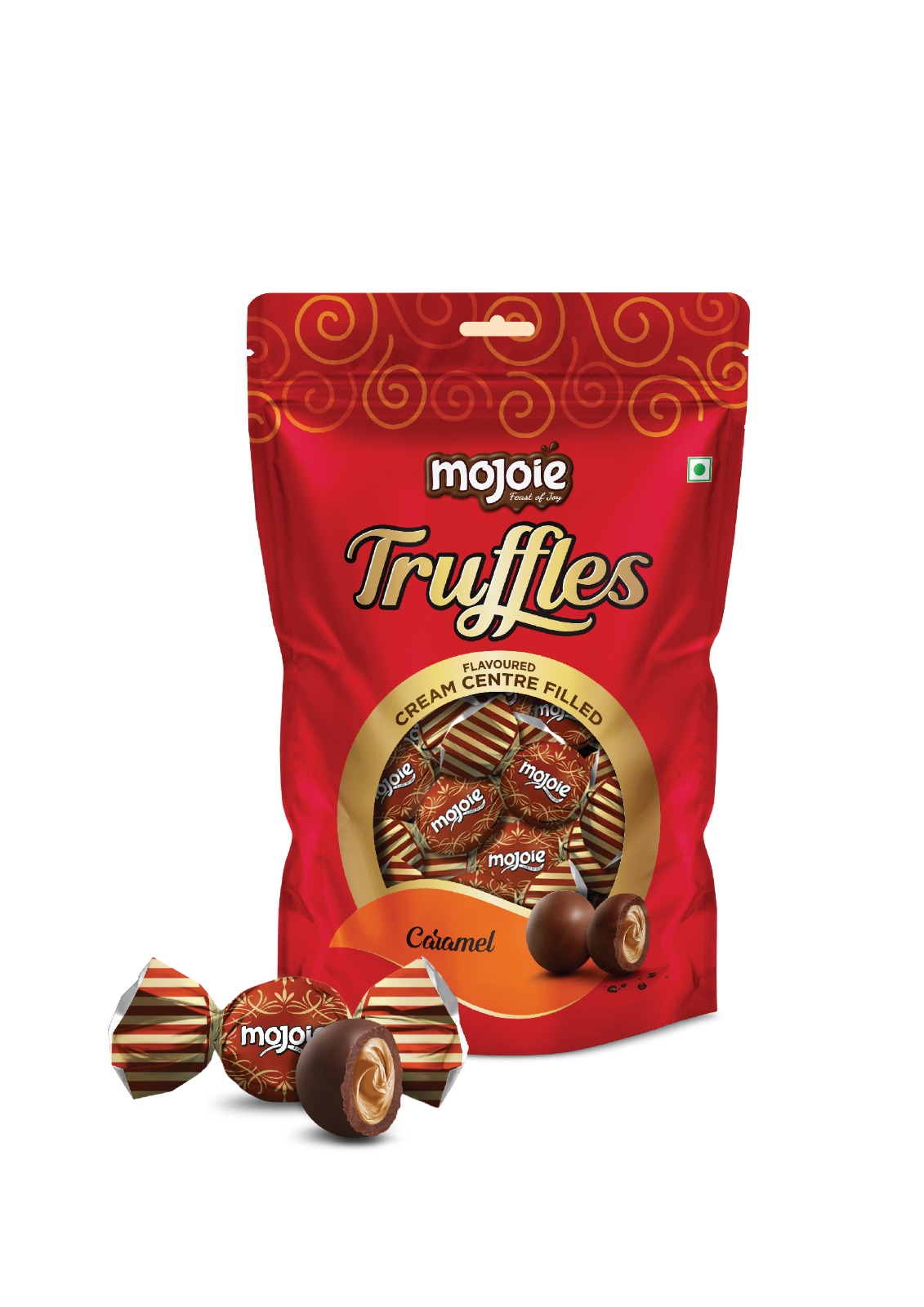 Mojoie Dt Standy Pouch 295G Caramel Chocolate 30 Nos - Color: Bronw