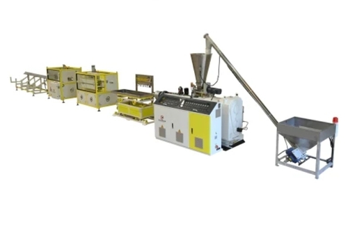 Semi Automatic Twin Screw Pvc Dual Pipe Machine