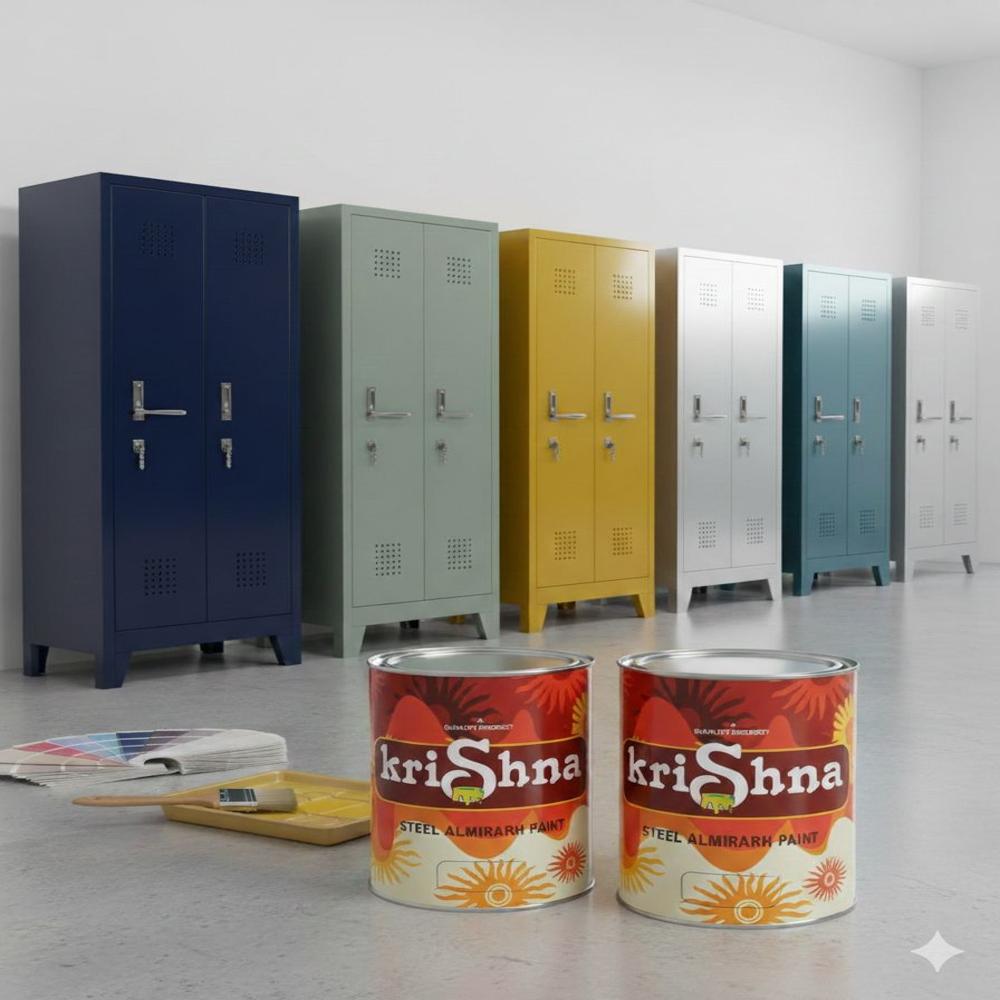 Steel Furniture Enamel Paint 4 Ltr - Chemical Name: Titanium Dioxide
