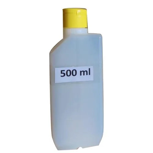500 Ml Hdpe Plastic Sanitizer Bottle With Flip Top Cap - Hdpe Material, 125 Ml, White | Durable, Water Resistant, Square Shape