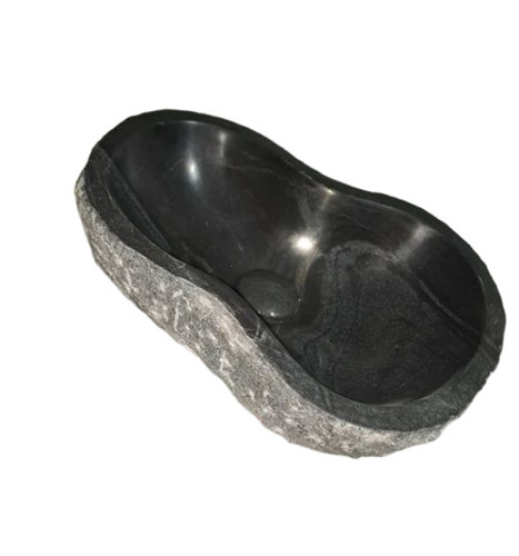 Black Rectangle Stone Basin