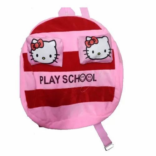Girls School Bag - Standard Size, Pink | Modern Design, Moisture Proof, Zipper Top Handle