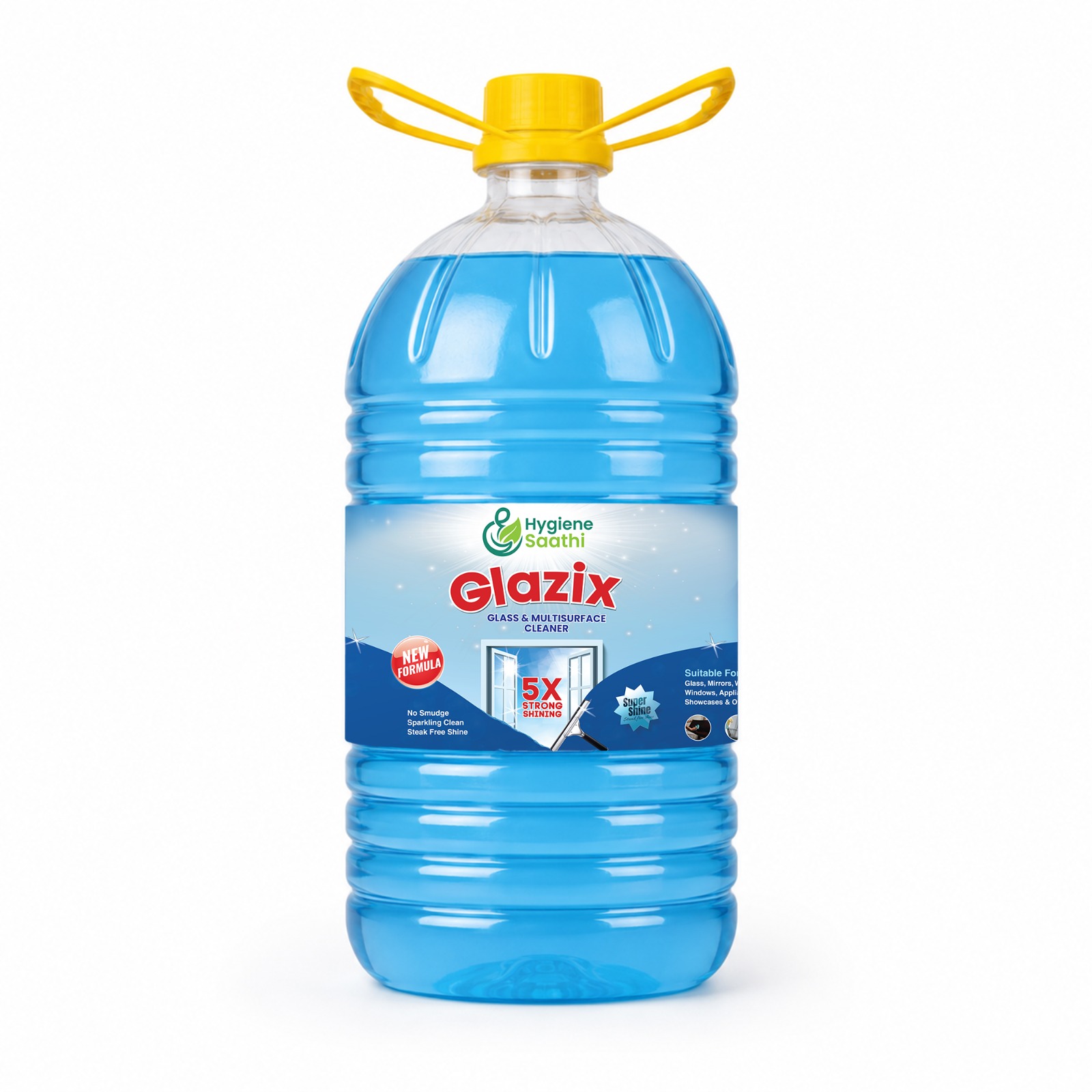 Glazix Glass Cleaner 5 Ltr - Color: Blue