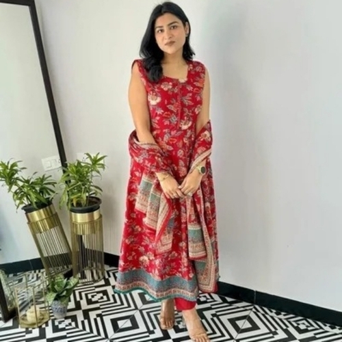 Ladies Kurti With Jacket 
