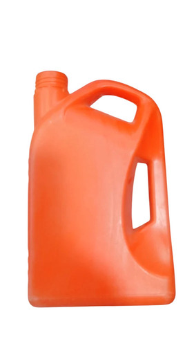 Red Plastic Lubricant Bottle - 5 L HDPE, Red, Rectangular | Durable Industrial Plastic Bottle