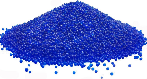 12mm Blue Silica Gel - Silica Gel, 12mm, Blue | Industrial Grade, 99% Purity, Beads, Solid