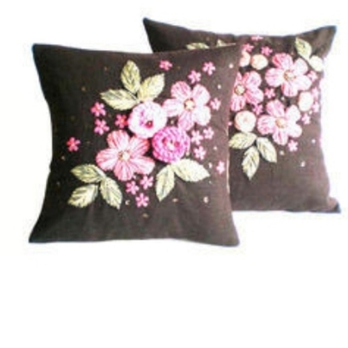 Embroidered Cushion By Jai Balaji Enterprises