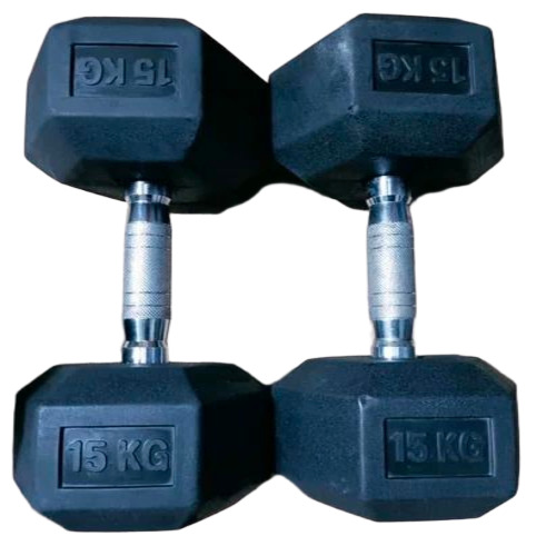 Fixed Rubber Coated Dumbbells