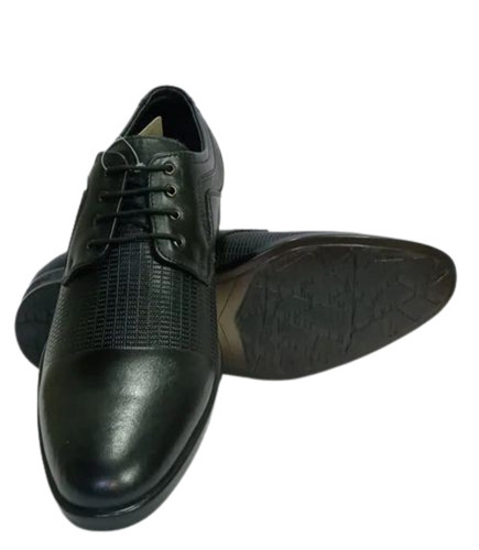 Men Plain Leather Shoes