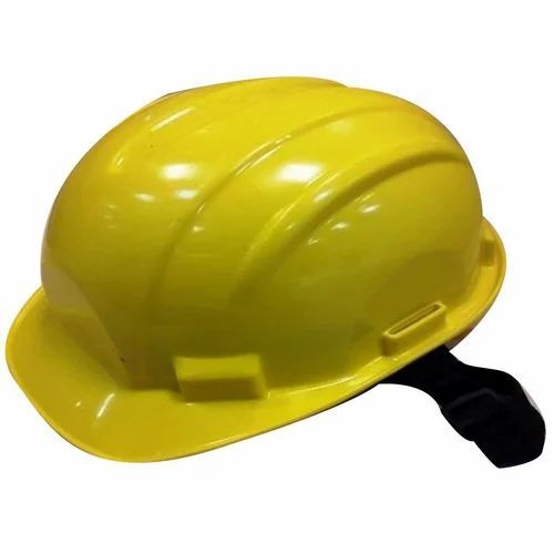 Plain Yellow Safety Helmet