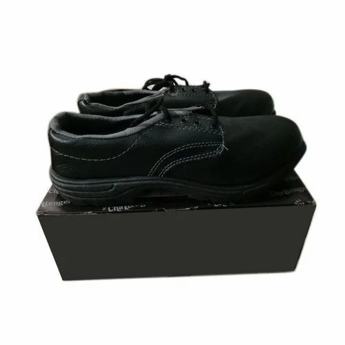 Laces Leather Safety Shoes - Leather Size 8 Black Low Ankle Anti-Static Water Oil & Chemical Resistant