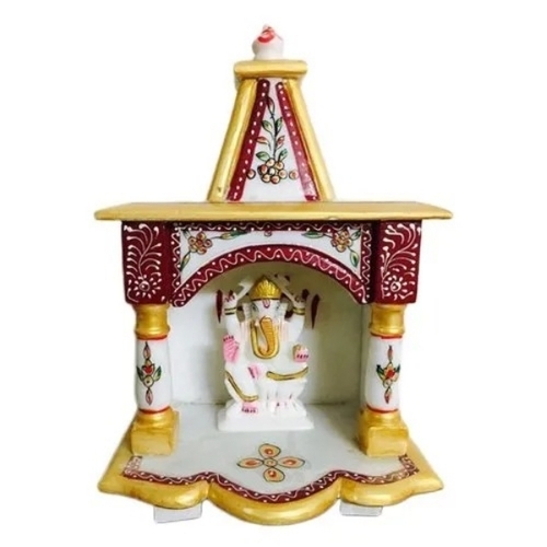 सीमा की मरबल हैंडीक्राफ्ट्स मंदिर जिसमें Ganesh की मूर्ति है