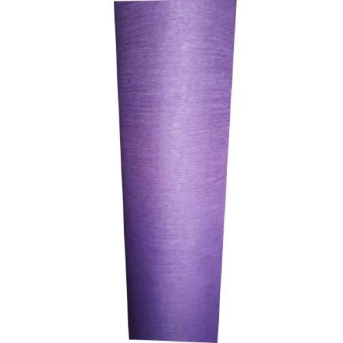 Plain Violet Jute Fabric