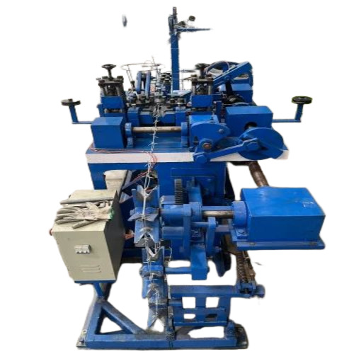 Steel Automatic Chain Link Fencing Machine - Mild Steel, 120 kg/hr, 7.5 HP, 50 Hz, Three Phase | Automatic, High Efficiency, High Performance
