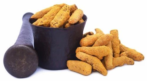Turmeric Finger - 12mm Yellow Natural Whole | Food Grade, Raw, Elongated, Natural Flavor