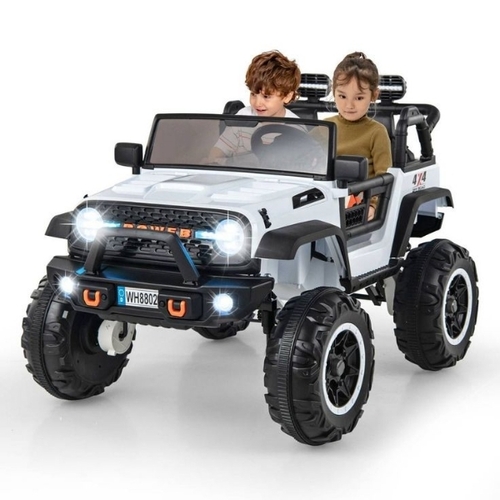 White gymex electric ride remote control car