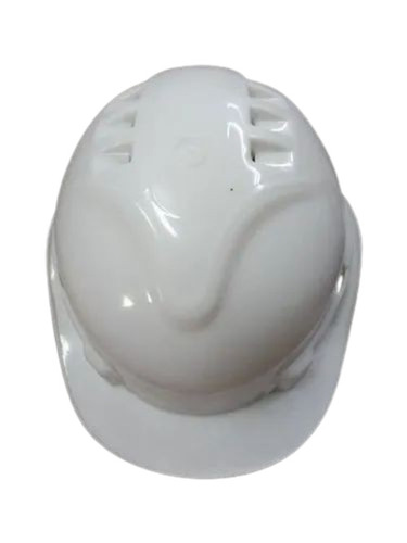 White Industrial Pvc Safety Helmet
