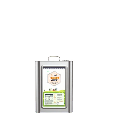15Kg Desi Cow Ghee - Pure A2 Desi Cow Milk, Light Yellow, 12 Months Shelf Life | Smooth Liquid Consistency, Traditional Cream-Based Processing