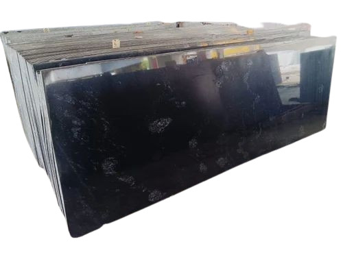 16mm Absolute Black Granite - 10 ft x 3 ft Slab, Polished Surface, Flooring Use, Low Water Absorption