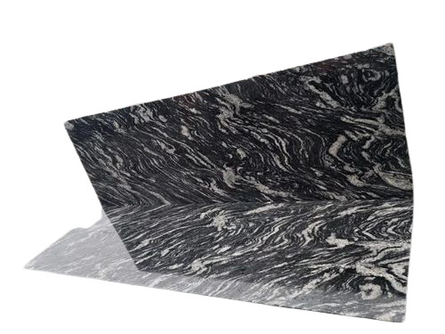 16mm Beejwad Black Granite - 10 ft x 3 ft Slab, Polished Surface, Kitchen Use, Water Absorption No